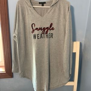 Lane Bryant Snuggle Weather long sleeve shirt
